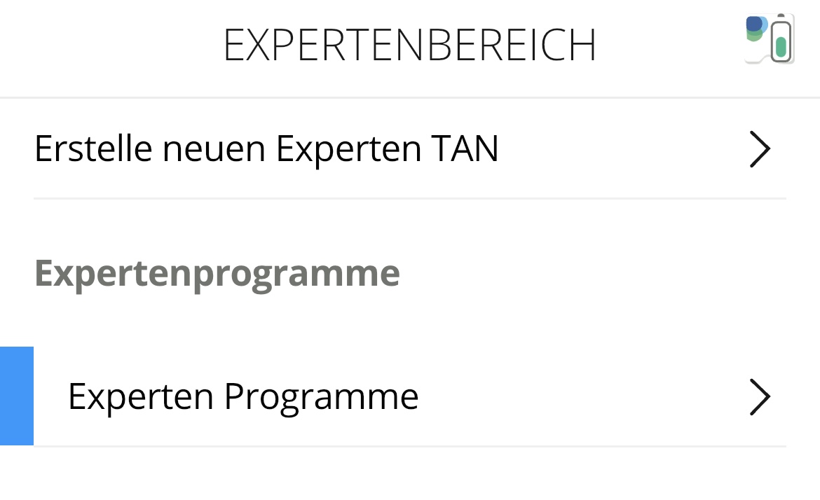 Expertenprogramme